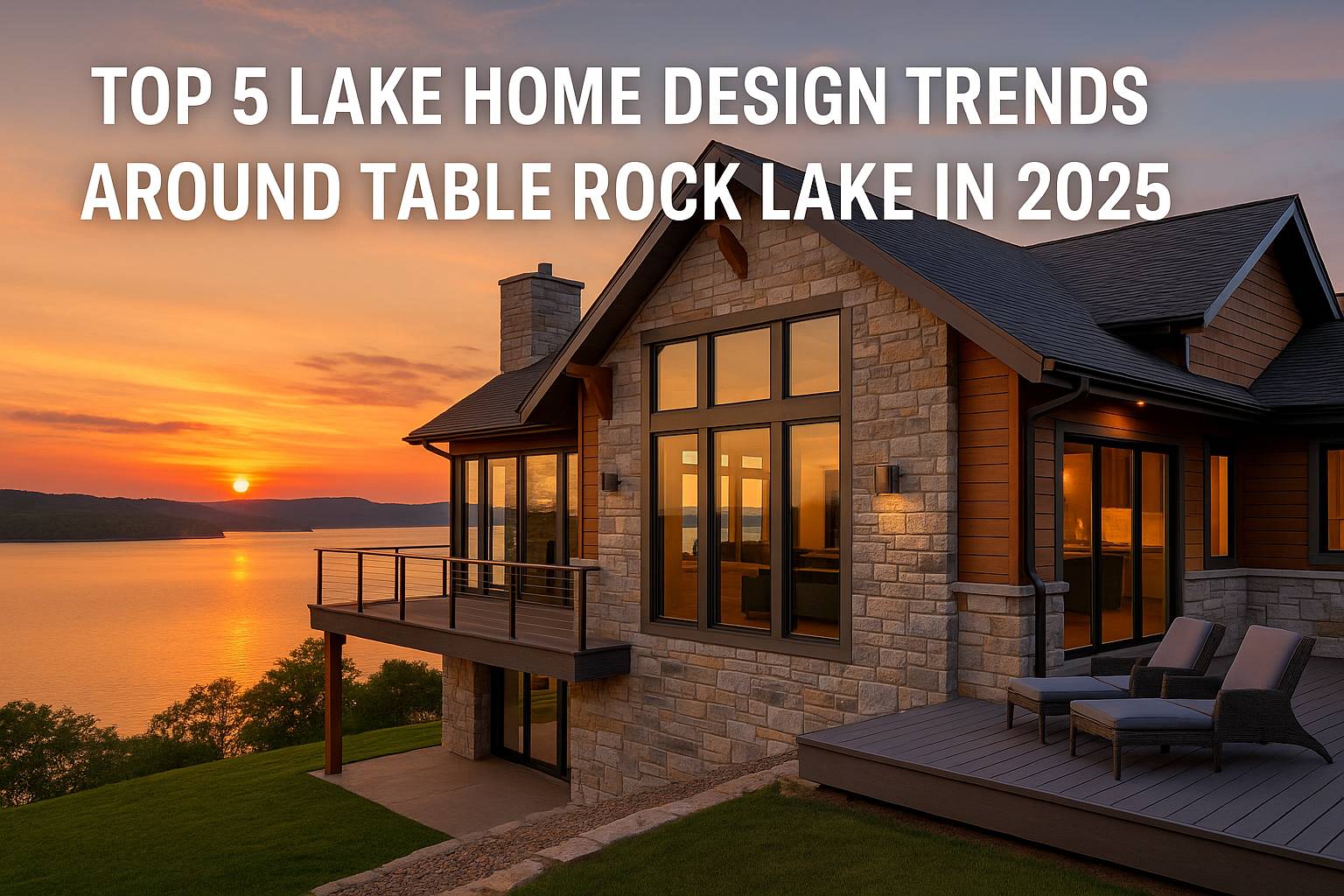 table rock lake house design trends for 2025