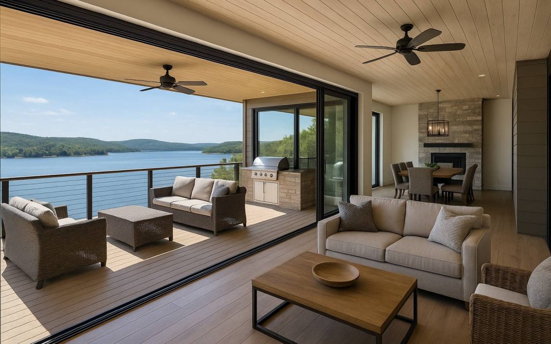 The Rise of Indoor-Outdoor Living: Creating Seamless Lake Home Spaces