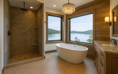 Luxury Bathrooms Inspired by the Lake Lifestyle